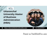 Uttaranchal University Master Of Business Administration (mba)