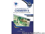 The image is the cover of a book titled "Fundamentals of Chemistry-II: Bio-organic and Medical Chemistry" by Jagdamba Singh....