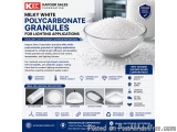 Milky White Polycarbonate Granules For Lighting Applications | Ka...
