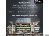 The image is an advertisement for M3M Jewel, a luxury jewelry brand. The advertisement is promoting the company's services in...