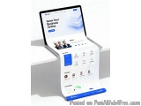 The image shows a laptop with a white and blue website design on the screen. The website is titled "Grow Your Business Online...