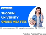 Shoolini University Online Mba Fees