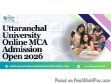 Uttaranchal University Online Mca Admission Open 2026