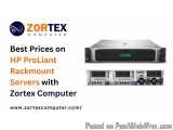 Best Prices on HP ProLiant Rackmount Servers with Zortex Computer