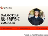 Galgotias University Online Bca Courses