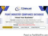 77Data: Download the Verified List of Manufacturing Companies in Paint Industry