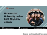 Uttaranchal University Online Mca Eligibility Criteria