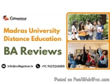Madras University Distance Education BA Reviews