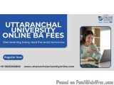 Uttaranchal University Online BA Fees