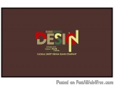 The image is a logo for a casual shirt denim jeans company. The logo is rectangular in shape and has a dark brown background....