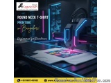 Round Neck Tâ€‘Shirt Printing in Bangalore