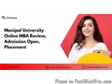 Manipal University Online Mba Review, Admission Open, Placement