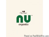 The image is a logo for a company called "Organics". The logo is made up of the letters "N" in a bold, green color, with the...