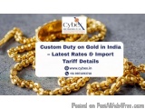 Custom Duty On Gold In India – Latest Rates & Import Tariff Detai...