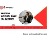 Galgotias University Online Mba Eligibility