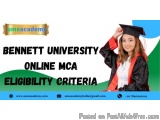 Bennett University Online Mca Eligibility Criteria