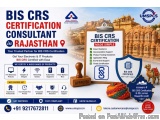 How To Get Bis Crs Certification Consultant In Rajasthan