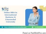 Online Mba In International Business At Uttaranchal University