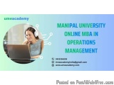 Manipal University Online MBA in Operations Management