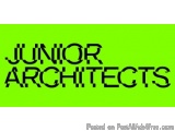 The image is a logo for Junior Architects. It is a green rectangle with black text that reads "Junior Architects" in a bold,...