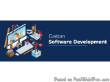 The image is an isometric illustration of a group of people working on a computer screen. The background is dark blue and the...