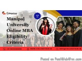Manipal University Online MBA Eligibility Criteria