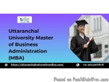 Uttaranchal University Master Of Business Administration (mba)