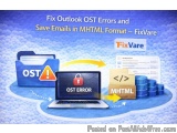 Fix Outlook Ost Errors And Save Emails In Mhtml Format – Fixvare
