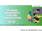 Mysore University Online and Distance Education Application
