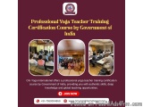 Professional Yoga Teacher Training Certification Course by Government of India