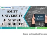 Amity University Distance Eligibility