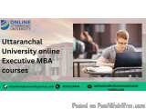 Uttaranchal University Online Executive Mba Courses