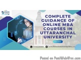 Complete Guidance Of Online Mba Courses In Uttaranchal University