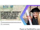 Uttaranchal University Bachelor Of Business Administration (bba)...