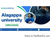 Alagappa University online courses
