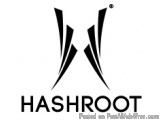 The image is a logo for Hashroot, a social media platform. The logo consists of two black lines that form the letter "W" in a...