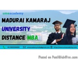 Madurai Kamaraj University Distance Mba