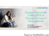 Manipal University Online MBA in Human Resource Management