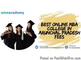 best online MBA college in Arunachal Pradesh fees