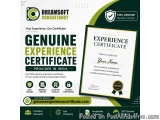 Best Experience Certificate Provider In Hyderabad | Fast & Secure...