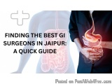The image is a graphic design that shows a person's stomach and the digestive system. The person is standing on the right sid...