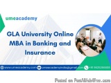 GLA University Online MBA in Banking and Insurance