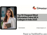 Top 10 Cheapest (Most Affordable) Online MCA Colleges In India 2025
