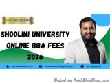 Shoolini University Online Bba Fees 2026