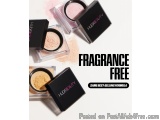 The image shows three compact powders from the brand Huda Beauty. The powders are in black boxes with the brand name "Huda Be...