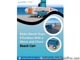 Make Beach Days Effortless With a Shore and Chore Beach Cart