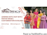 Marudhaga â€“ Best Ethnic Wear for Women | Hand Embroidered Lehengas Online