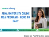 Anna University Online MBA Program - Good or Bad?