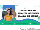 Top Distance MBA Education Universities for Admission in Jammu and Kashmir