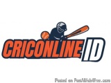 The image is a logo for a cricket team called "Criconline ID". The logo features a silhouette of a cricket player in action,...